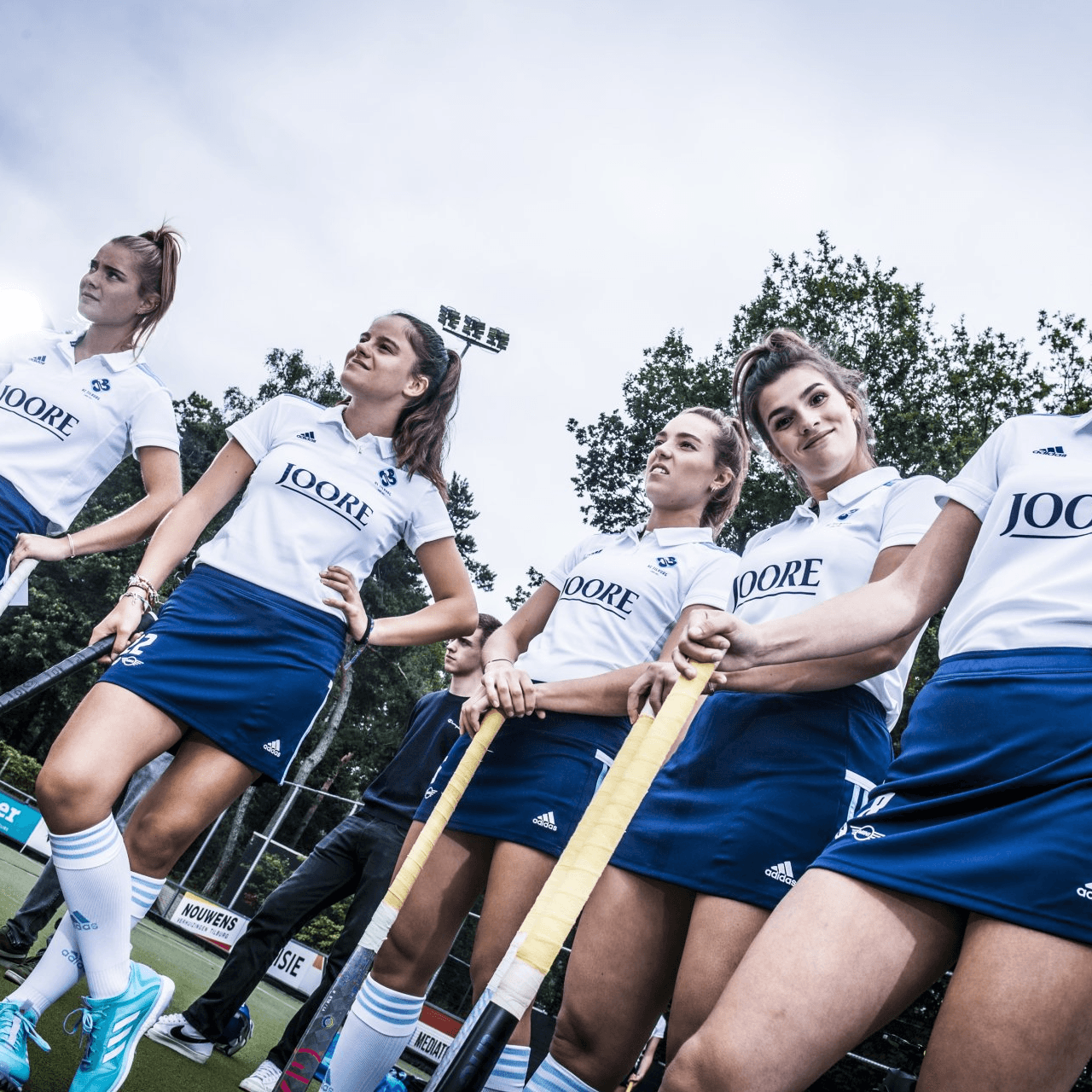 HC Tilburg in actie op het kunstgrasveld